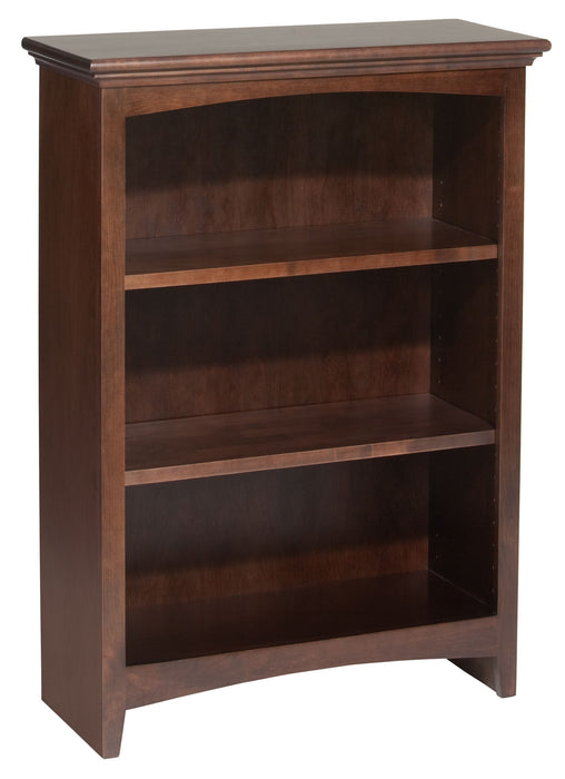 McKenzie - Alder Bookcase - Caffè - Wood - 26.5"W