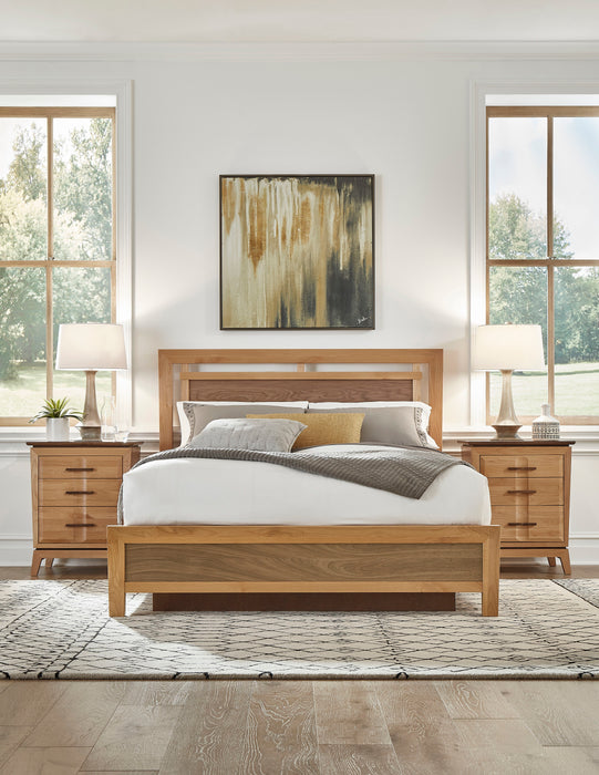 Addison - Panel Storage Bed - Natural - Queen