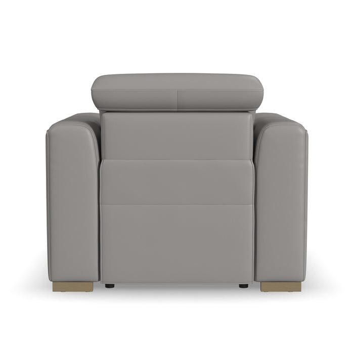 Aurora - Power Recliner With Power Headrest - Gray