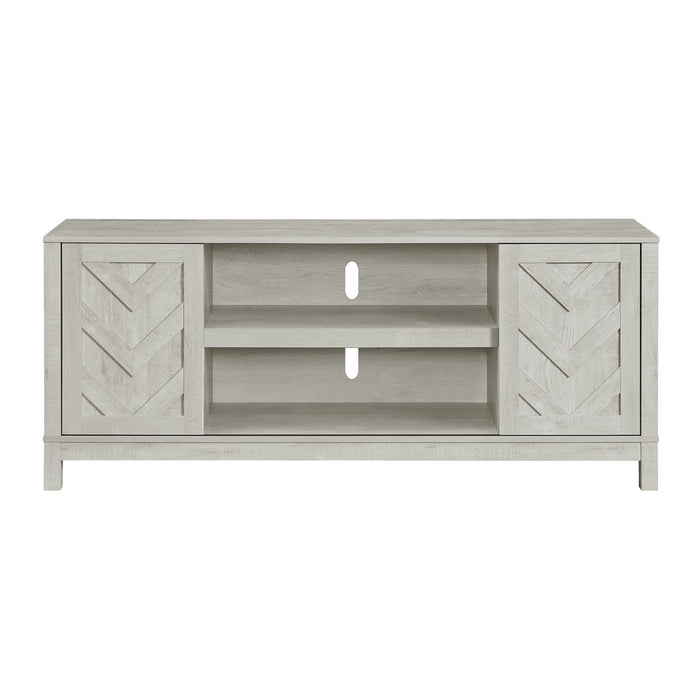 Eleanor - 70"" TV Stand With Sliding Door - White