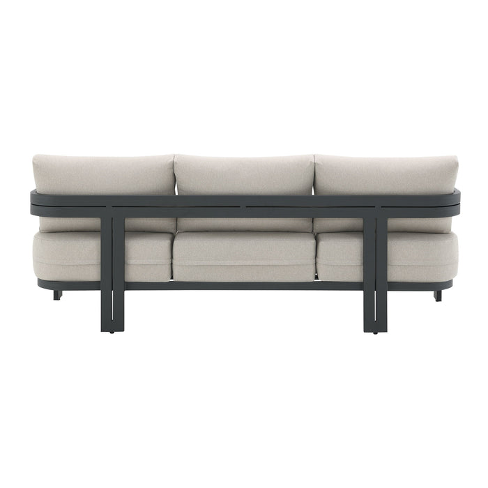 Costa - Sofa - Black And Soluction Beige