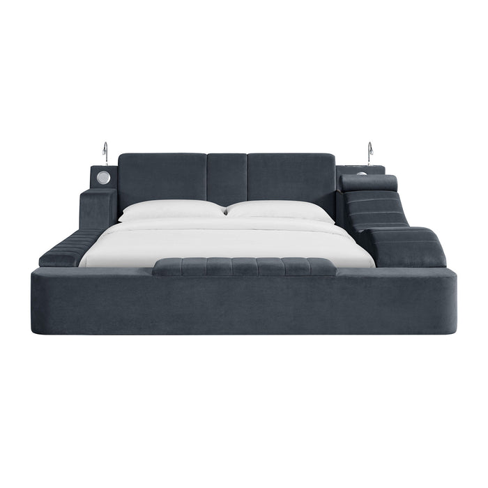 Ottawa - Upholstered Transformer Bed With Electronic Features