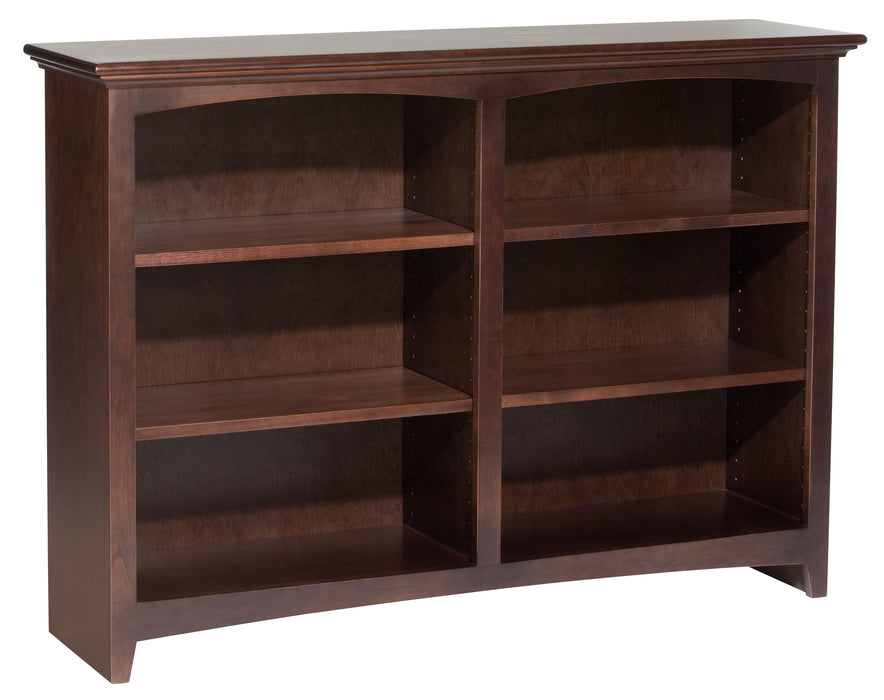 McKenzie - Alder Bookcase - Caffè - Wood - 50.5"W