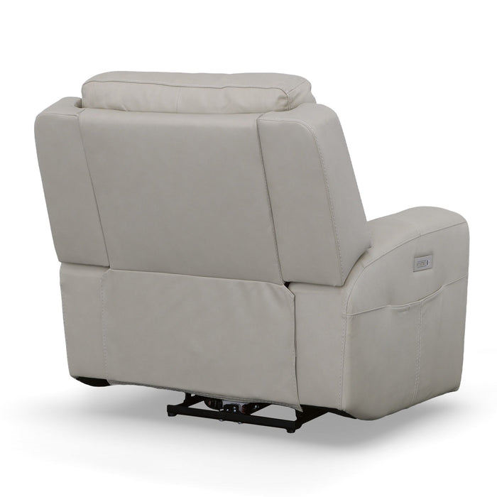 Barnett - Power Recliner with Power Headrest & Lumbar