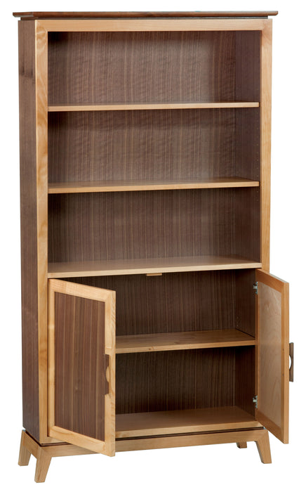 Addison - Bookcase With Doors - Natural - 72"H