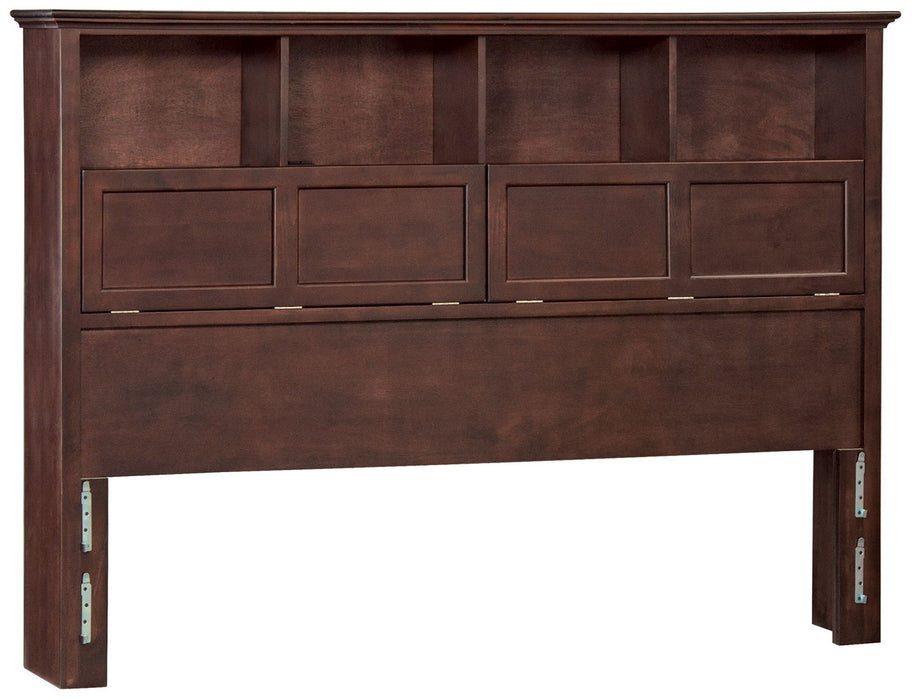 McKenzie - Bookcase Headboard - Caffè - California King