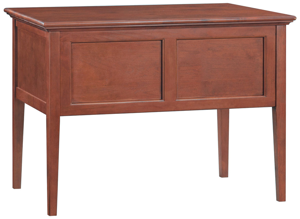 McKenzie - 3-Drawer Desk - Glazed Antique Cherry