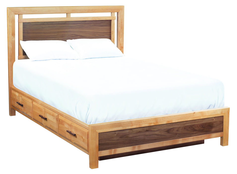 Addison - Full Panel Storage Bed - Natural