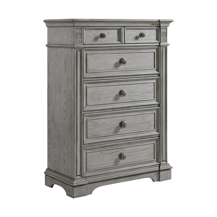 Glenmore - 5-Drawer Chest - Aged Gray