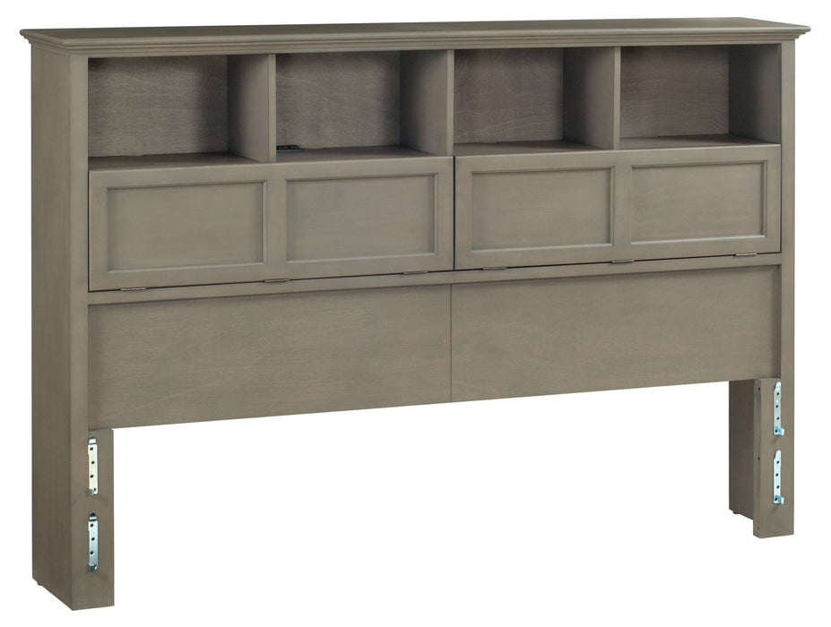 McKenzie - Bookcase Headboard - Fieldstone - King