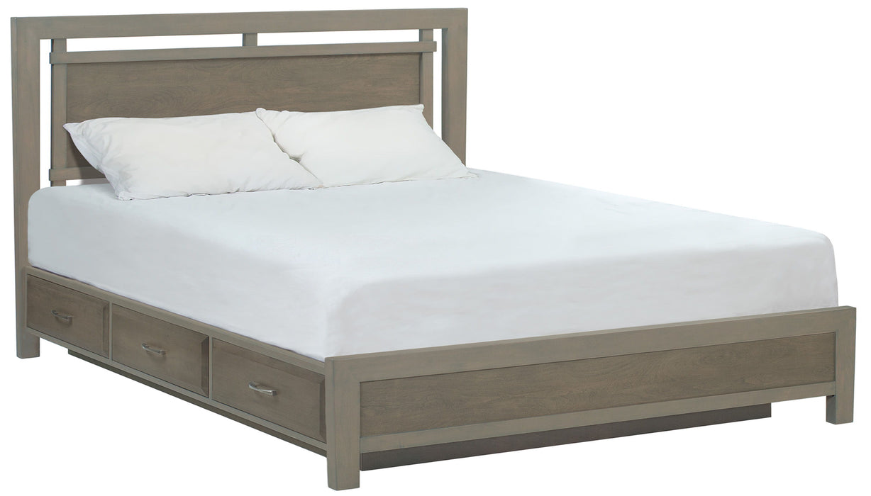 Ellison - Panel Storage Bed - Astoria Sky - King