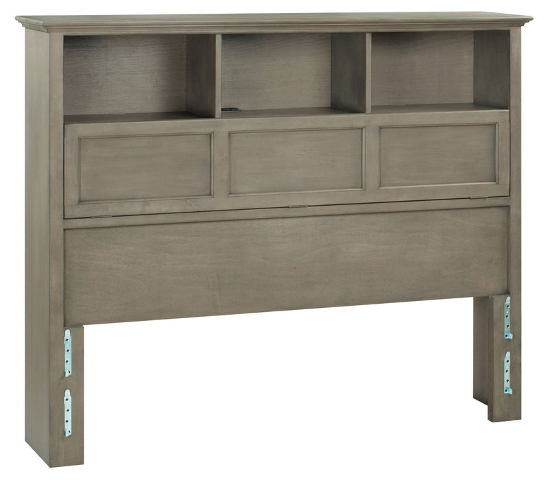 McKenzie - Bookcase Headboard - Fieldstone - Queen