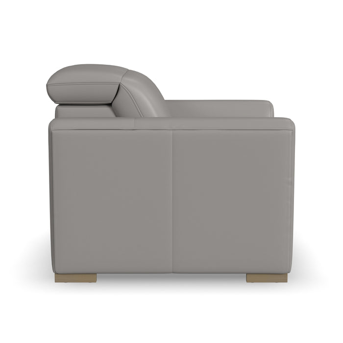 Aurora - Power Recliner With Power Headrest - Gray