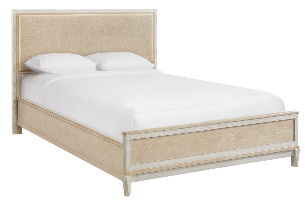 Catalina - Upholstered Panel Bed - Sand - California King
