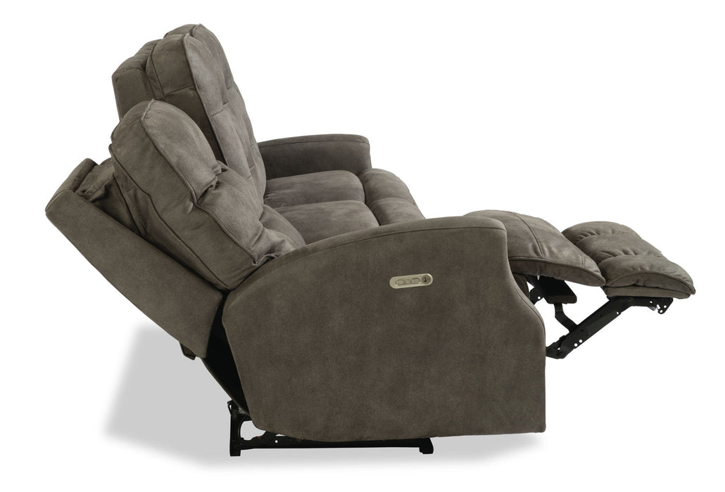 Devon - Power Reclining Sofa - Power Headrests - Fabric