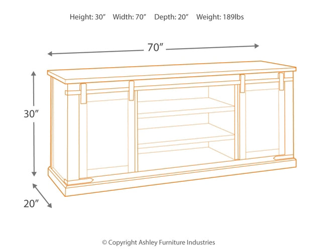 Budmore Extra Large TV Stand