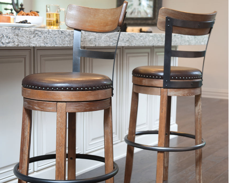 Ashley Express - Pinnadel UPH Swivel Barstool (1/CN)