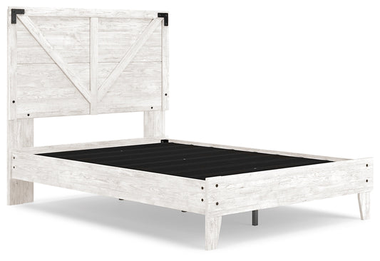 Ashley Express - Shawburn  Crossbuck Panel Platform Bed