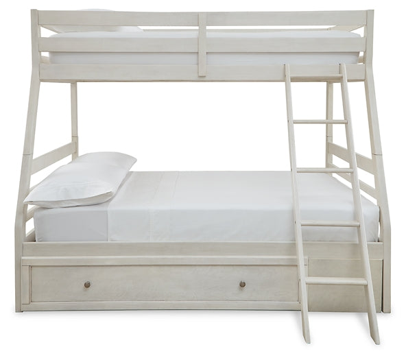 Ashley Express - Robbinsdale Twin over Full Bunk Bed with Storage