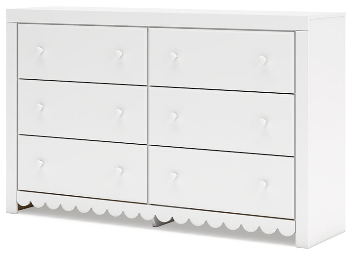 Mollviney Six Drawer Dresser