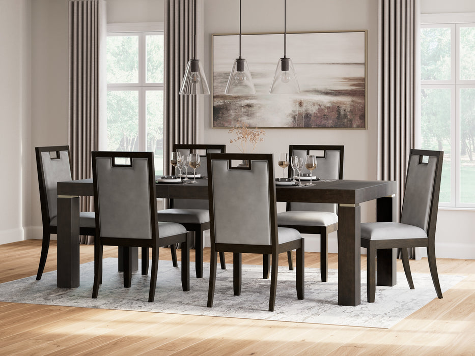 Hyndell Dining Table and 6 Chairs