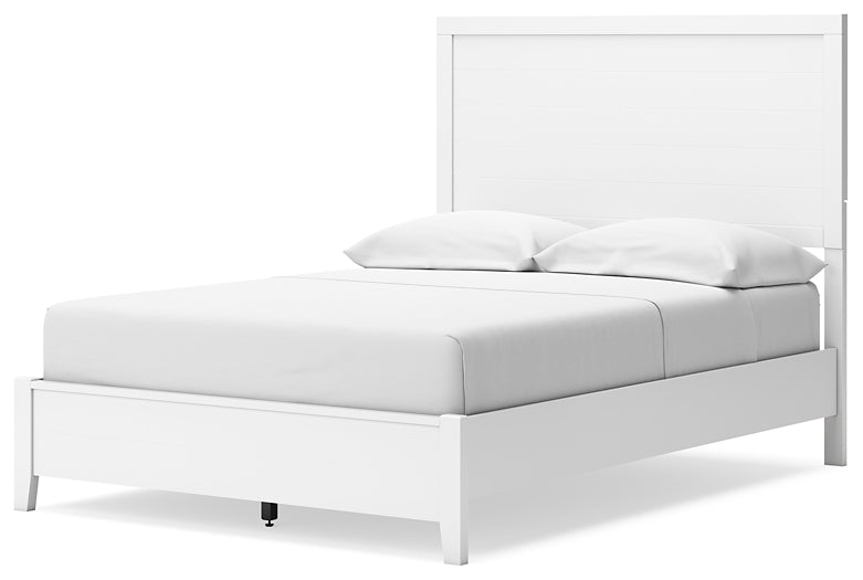 Binterglen Full Panel Bed with Mirrored Dresser and 2 Nightstands