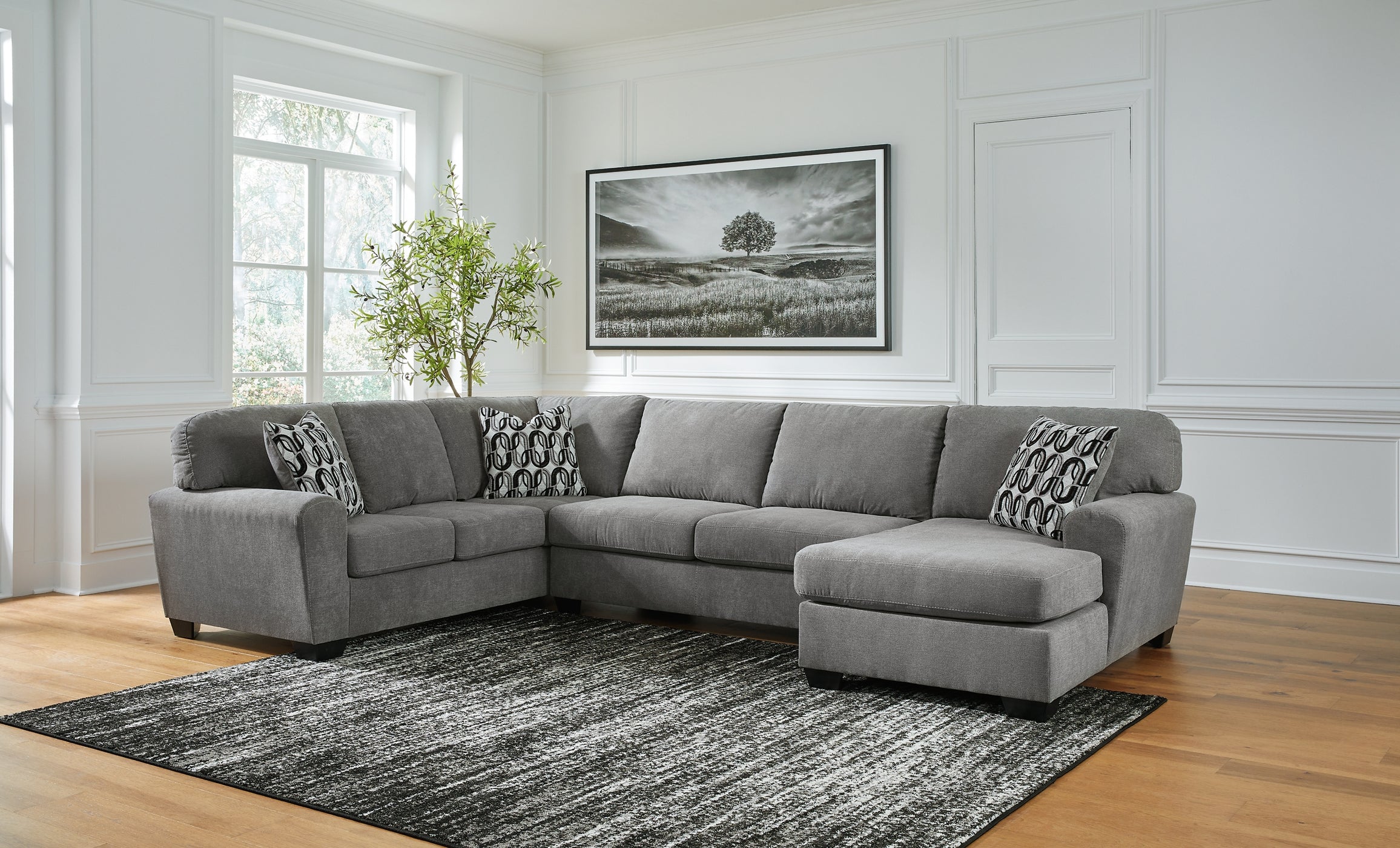 Birkdale Court 3-piece Sectional With Chaise — Cr Home Furnishings