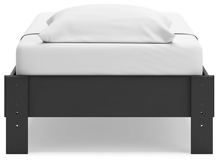 Ashley Express - Socalle Twin Platform Bed with Dresser