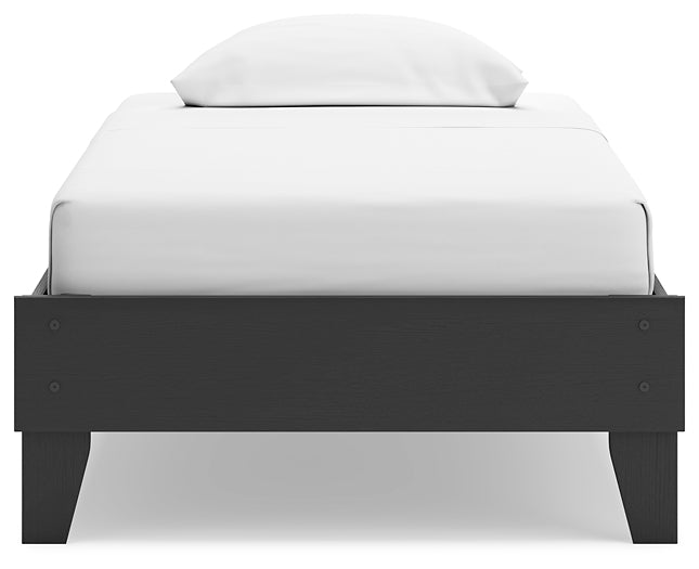 Ashley Express - Socalle Twin Platform Bed with Dresser and 2 Nightstands