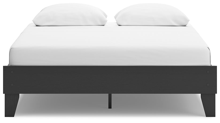 Ashley Express - Socalle Queen Platform Bed with Dresser and Chest