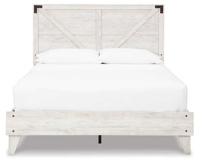 Ashley Express - Shawburn Queen Platform Bed with Dresser and Chest