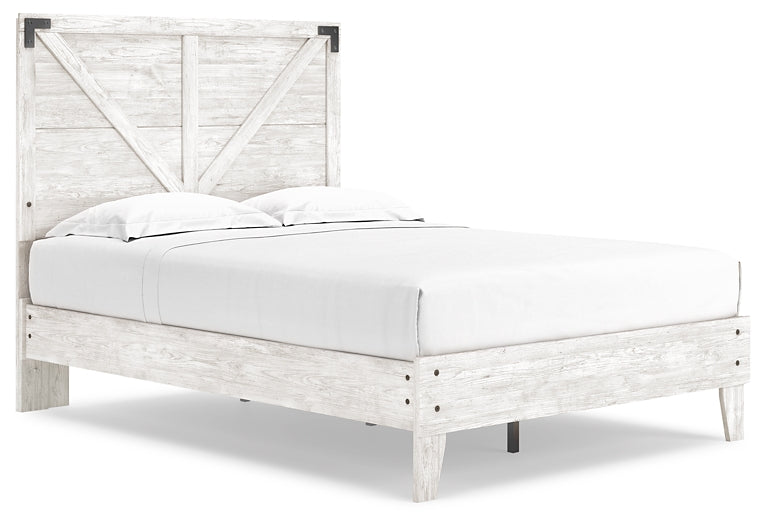 Ashley Express - Shawburn Full Platform Bed with Dresser, Chest and 2 Nightstands