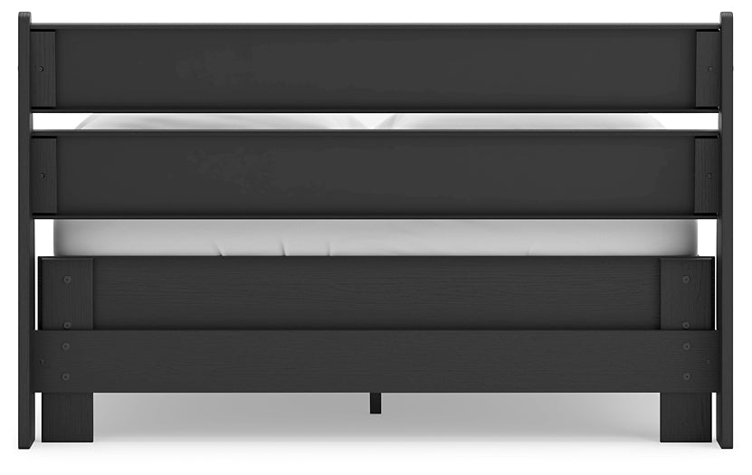 Ashley Express - Socalle Full Panel Headboard with 2 Nightstands