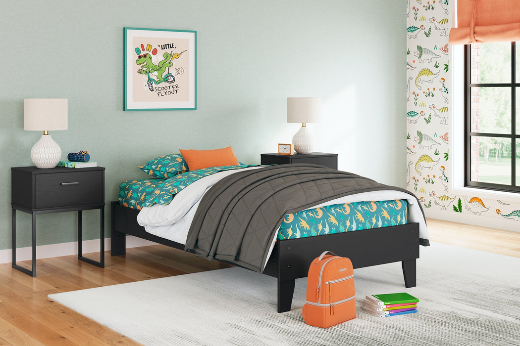 Ashley Express - Socalle Twin Platform Bed with Dresser