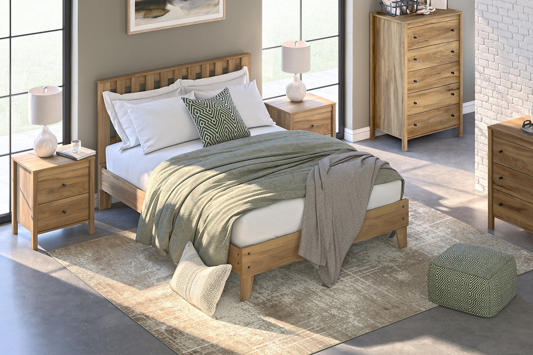 Ashley Express - Bermacy Full Platform Bed with Dresser, Chest and 2 Nightstands