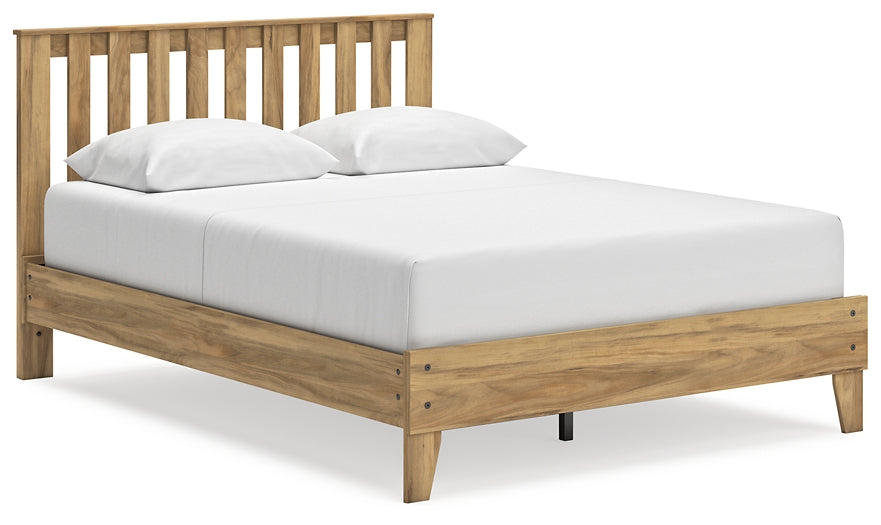 Ashley Express - Bermacy Queen Platform Panel Bed with Dresser