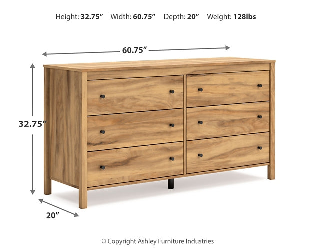 Ashley Express - Bermacy Queen Platform Panel Bed with Dresser