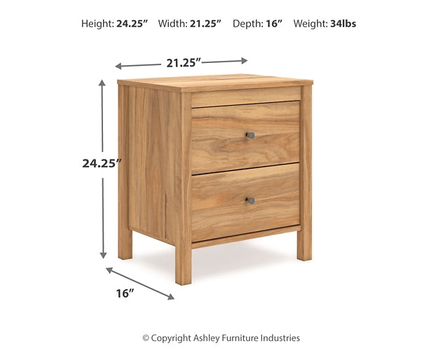 Ashley Express - Bermacy Queen Platform Panel Bed with 2 Nightstands