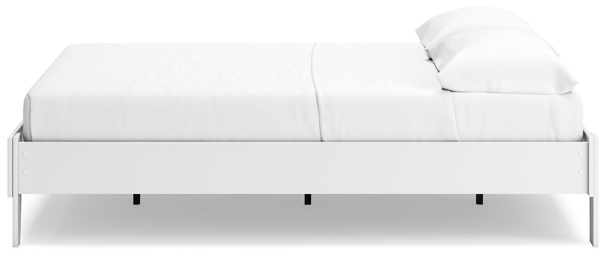 Ashley Express - Socalle Queen Platform Bed with Dresser and Chest