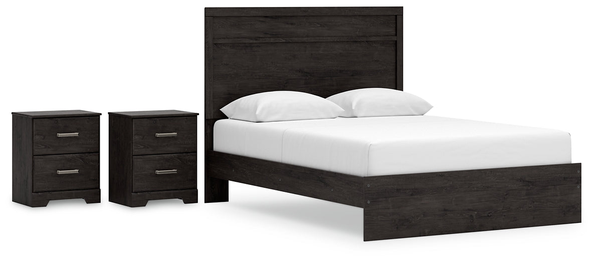 Ashley Express - Belachime Queen Panel Bed with 2 Nightstands