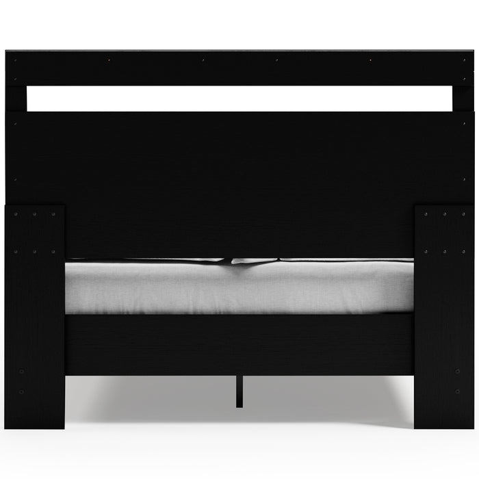 Ashley Express - Finch Queen Panel Headboard with Dresser and 2 Nightstands