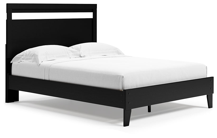 Ashley Express - Finch Queen Panel Platform Bed with Dresser and Chest