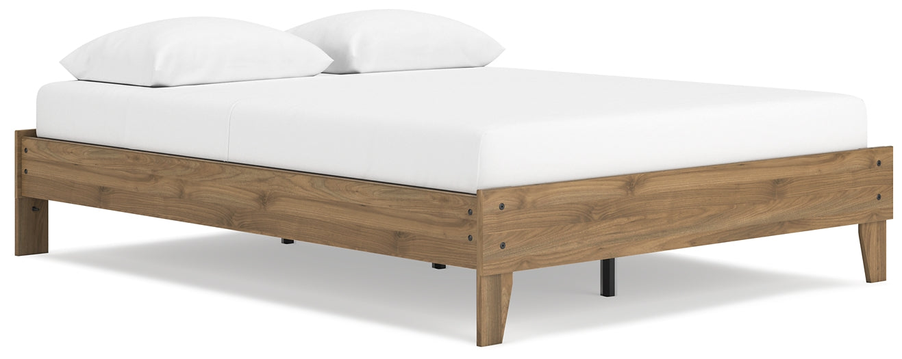 Ashley Express - Deanlow Queen Platform Bed with Dresser and 2 Nightstands