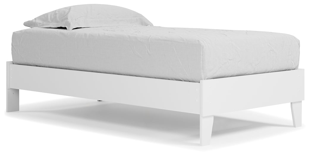 Ashley Express - Piperton Twin Platform Bed with Dresser, Chest and Nightstand