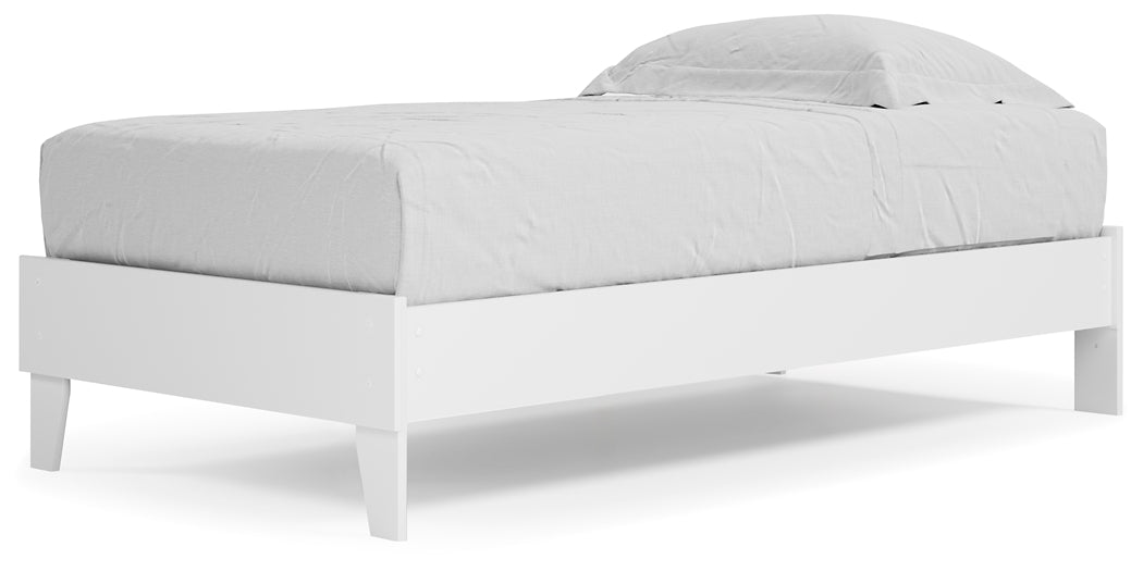 Ashley Express - Piperton Twin Platform Bed with Dresser and 2 Nightstands