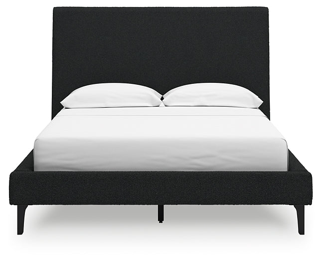 Cadmori Full Upholstered Bed with 2 Nightstands