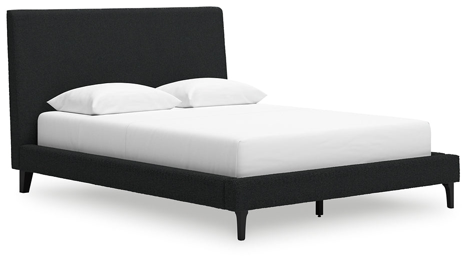 Cadmori Queen Upholstered Bed with 2 Nightstands