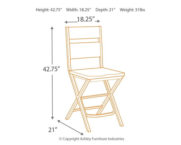 Ashley Express - Kavara Barstool (2/CN)