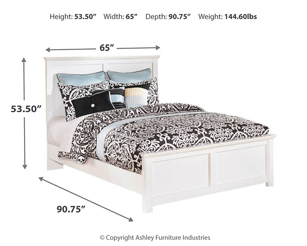 Bostwick Shoals King Panel Bed with Mirrored Dresser, Chest and 2 Nightstands